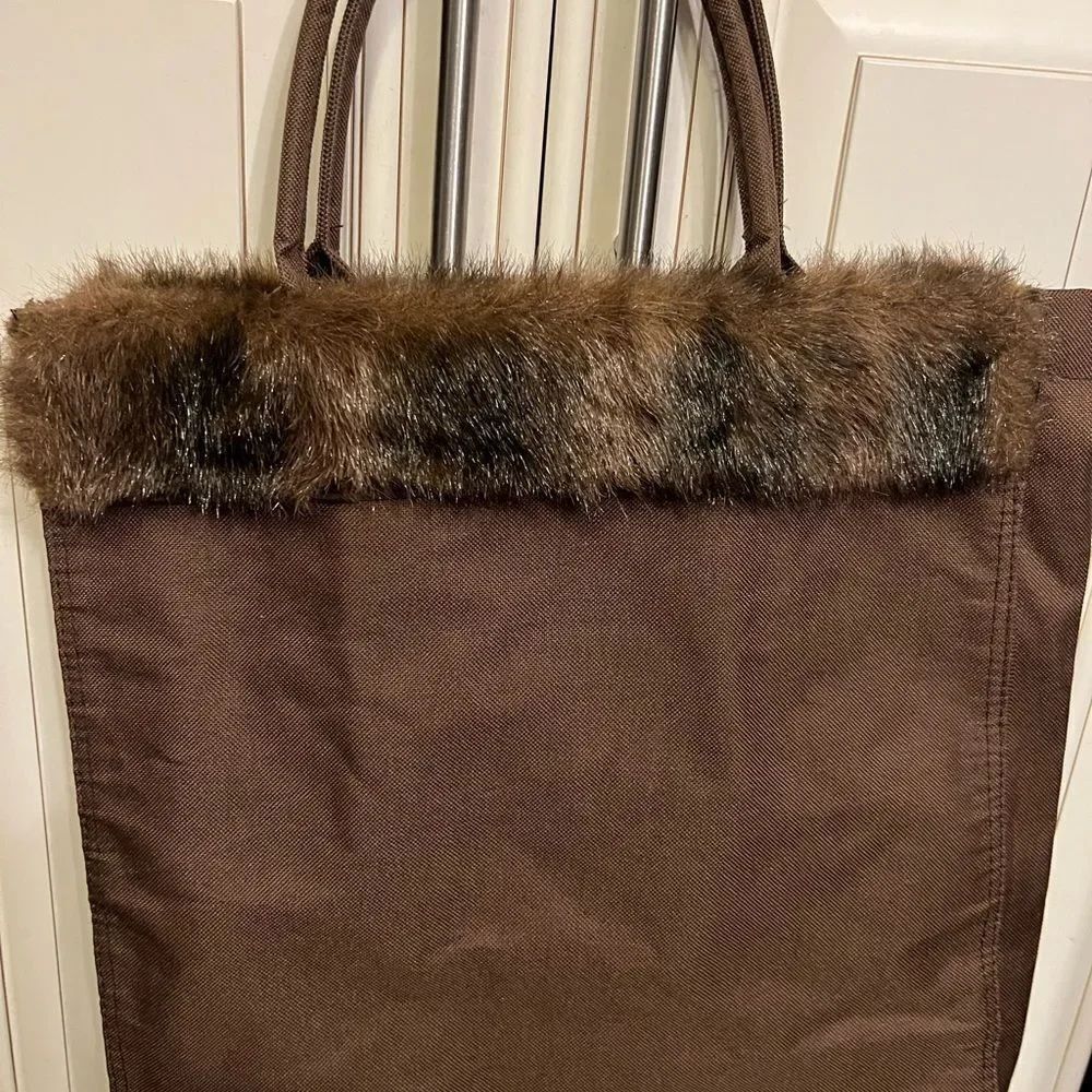 NGB fur top HandBag - Picture 6 of 12